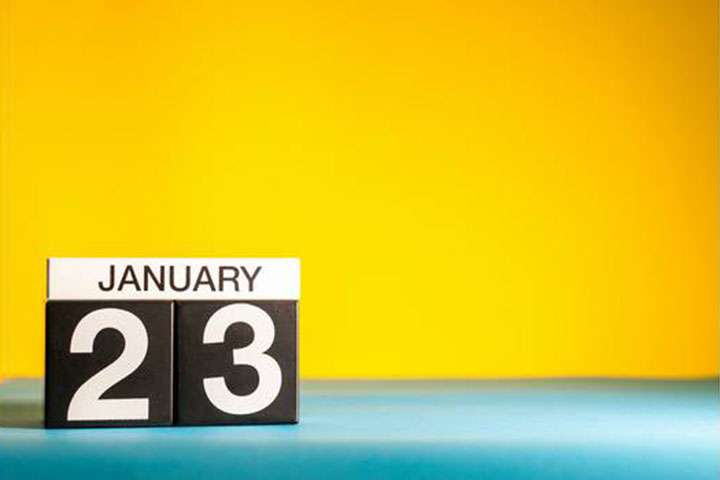 1月23日