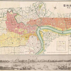 1920年代の上海地図