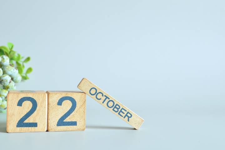 10月22日