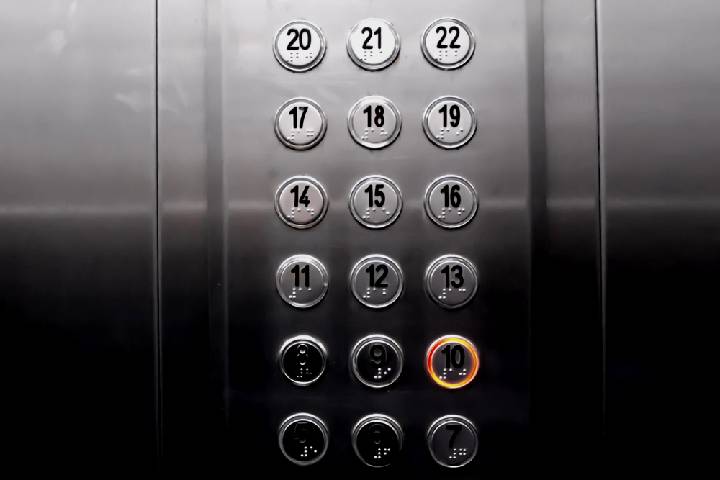 エレベーターボタン