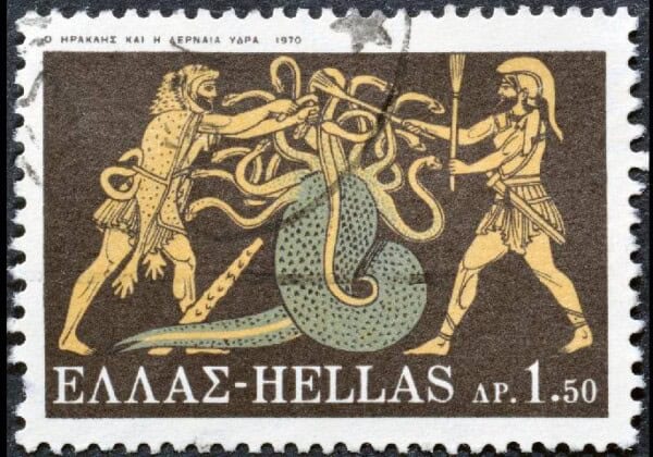 ヘラクレスたちを描いたギリシャの切手