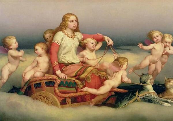 フレイヤと猫と天使 by Blommer