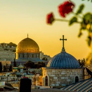 キリスト教会と岩のドーム