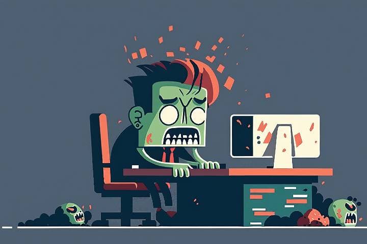 一生懸命働く人