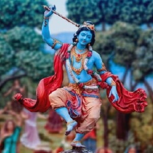 踊るクリシュナ